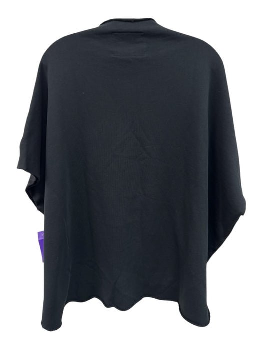 Frank & Eileen Size One Size Dark Navy Cotton Raw Edge high neck Sleeveless Top Dark Navy / One Size