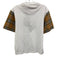 Burberry Size XS White Cotton Nova Check Round Neck short sleeve Top White / XS
