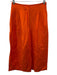 Hunter Bell Size 6/M Orange Linen Blend Sleeveless Pleat Wide Leg Pant Set Orange / 6/M