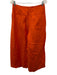 Hunter Bell Size 6/M Orange Linen Blend Sleeveless Pleat Wide Leg Pant Set Orange / 6/M