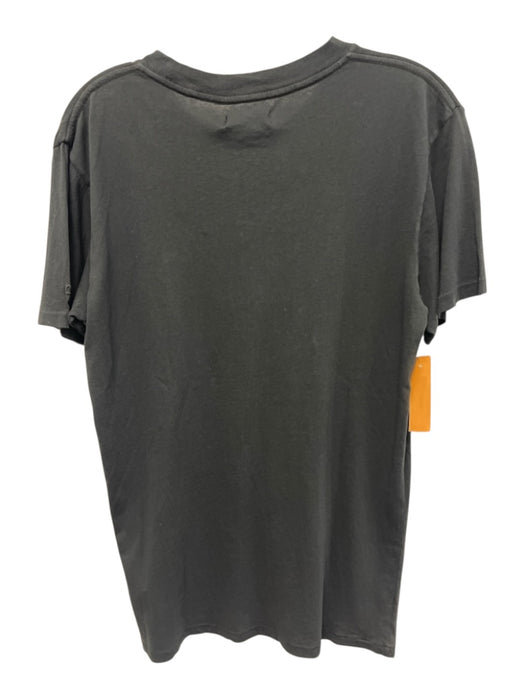 Anine Bing Size S Charcoal Gray Cotton Short Sleeve T Shirt Top Charcoal Gray / S