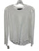 Veronica Beard Jeans Size 8 White Pima Cotton Heathered Mini Puff Shoulder Top White / 8