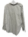 Closed Size L Sage Green & White Cotton Vertical Stripes Button Long Sleeve Top Sage Green & White / L