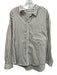 Closed Size L Sage Green & White Cotton Vertical Stripes Button Long Sleeve Top Sage Green & White / L