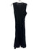 J Crew Size S Black Linen Button Down Pintuck Sleeveless Maxi Dress Black / S