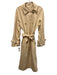 Sezane Size S / 38 Light Beige Viscose & Cotton Double Breast Sash Trench Coat Light Beige / S / 38