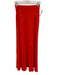 Madewell Size 2 Red Orange Linen Maxi Side Zip Stretch Waist Skirt Red Orange / 2