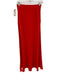 Madewell Size 2 Red Orange Linen Maxi Side Zip Stretch Waist Skirt Red Orange / 2