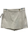 J Crew Size 4 White Cotton Blend Loops Skort Skirt Flap Over Shorts White / 4