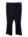 Ann Mashburn Size S Navy Black & Blue Viscose Elastic Waist Straight Leg Pants Navy Black & Blue / S