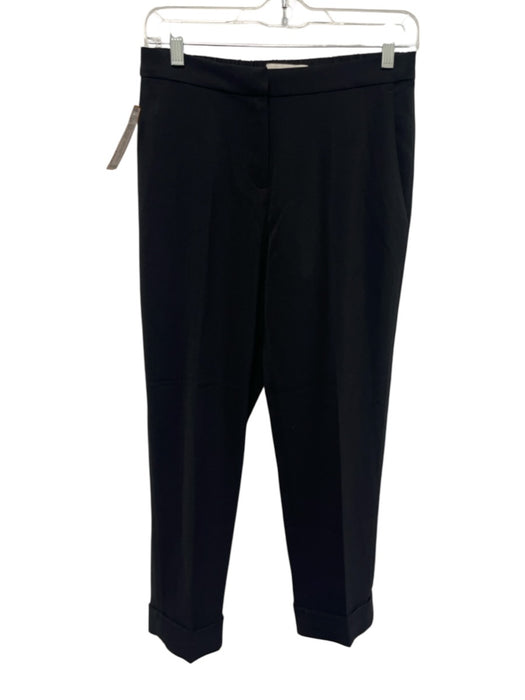 Brochu Walker Size S Black Polyester Elastic Waist Pockets Cuffed Trouser Pants Black / S