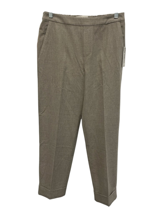 Brochu Walker Size XS Light Gray Polyester Blend Elastic Waist Cuffed Pants Light Gray / XS
