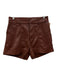 Everlane Size 28 Brown Polyurethane Faux Leather High Rise Pockets Shorts Brown / 28