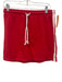 Daydreamer Size L / M Red & White Cotton Quarter Zip Side Stripe Skirt Set Red & White / L / M
