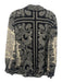 J Crew Size S/4 Black & Cream Viscose Wrap Skirt Paisley Floral Print Skirt Set Black & Cream / S/4