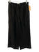 Aritzia Size S Black & White Lyocell blend Drawstring Stitching Detail Pants Black & White / S