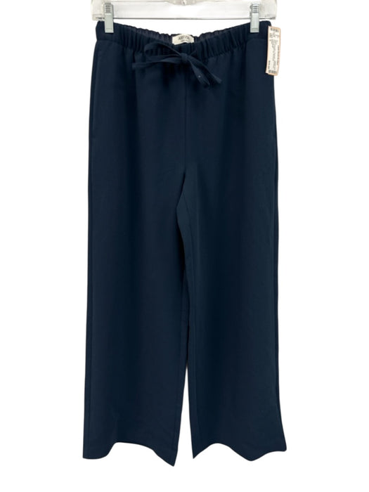 Aritzia Size S Navy Blue Polyester Drawstring Pockets Wide Leg Pants Navy Blue / S