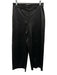Brochu Walker Size S Black Polyurethane Faux Leather High Rise Crop Wide Pants Black / S