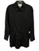 Hyacinth House Size S Black Cotton Elastic Waist Long Sleeve Half Button Romper Black / S