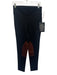 Tuckernuck Size M Black & Brown Rayon Faux Suede Equestrian Legging Pants Black & Brown / M