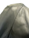 Vince Size S Black Lamb leather Long Sleeve Zip Front Knee Length Coat Black / S
