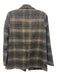 Z Supply Size S Brown, Black, Cream Polyester Blend Plaid One Button Jacket Brown, Black, Cream / S