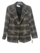 Z Supply Size S Brown, Black, Cream Polyester Blend Plaid One Button Jacket Brown, Black, Cream / S