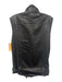 ALLSAINTS Size S Black Sheep Leather Moto Gold Hardware Zippers Belt Incl. Vest Black / S