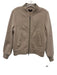 Quince Size M Taupe Gray Wool Front Zip Bomber Long Sleeve Vest Taupe Gray / M