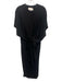 Closed Size M Black Cotton Blend Dolman Drop Short Sleeve Sash Incl. Midi Dress Black / M