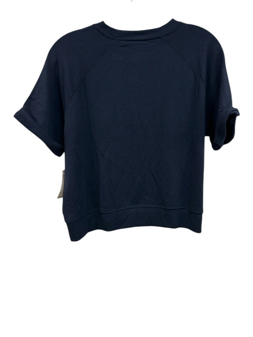 Splits 59 Size L Navy Blue Modal Short Sleeve Top Navy Blue / L