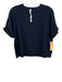 Splits 59 Size L Navy Blue Modal Short Sleeve Top Navy Blue / L