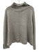 Lisa Todd Size S Gray & Black Cashmere Speckled Ribbed Collar Sweater Gray & Black / S