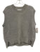 Brochu Walker Size M Light Gray Cotton Ribbed Sleeveless Pullover Vest Sweater Light Gray / M