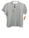 Leset Size S White Cotton Short Sleeve T Shirt Top White / S