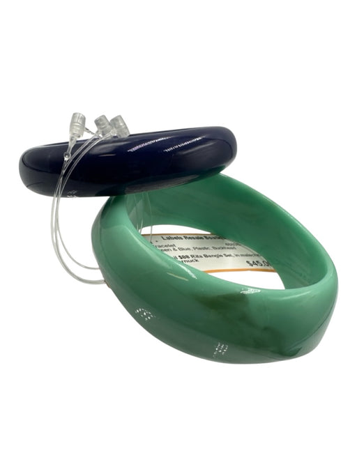 Tuckernuck Green & Blue Plastic Bracelet Green & Blue