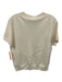 Aritzia Size M Cream Cashmere Short Sleeve Sweater Cream / M