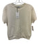 Aritzia Size M Cream Cashmere Short Sleeve Sweater Cream / M