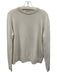 Tuckernuck Size M White Cashmere Ribbed Detail Long Sleeve Crew Neck Sweater White / M
