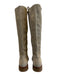 Vince Shoe Size 8 Light Beige Suede Flat Knee High Rubber Sole Boots Light Beige / 8