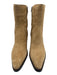 Dolce Vita Shoe Size 8 Light Beige Suede Chelsea Ankle High Pointed Toe Boots Light Beige / 8