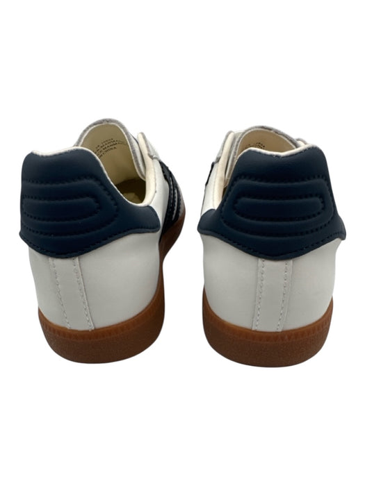 Black 70 Shoe Size 38 White, Navy Blue, Brown Leather Laces Low Top Sneakers White, Navy Blue, Brown / 38