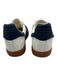Black 70 Shoe Size 38 White, Navy Blue, Brown Leather Laces Low Top Sneakers White, Navy Blue, Brown / 38
