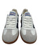 Black 70 Shoe Size 38 White, Navy Blue, Brown Leather Laces Low Top Sneakers White, Navy Blue, Brown / 38