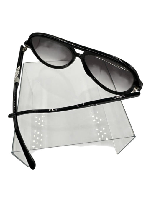 Isabel Marant Black Acetate Aviator Sunglasses Black