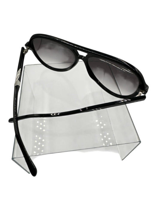 Isabel Marant Black Acetate Aviator Sunglasses Black