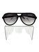 Isabel Marant Black Acetate Aviator Sunglasses Black