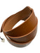 Isabel Marant Chestnut Brown Cowhide Leather Thin no buckle Belts Chestnut Brown / M
