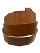 Isabel Marant Chestnut Brown Cowhide Leather Thin no buckle Belts Chestnut Brown / M