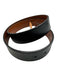 No Brand Black & Brown Leather Reversible no buckle Belts Black & Brown / M